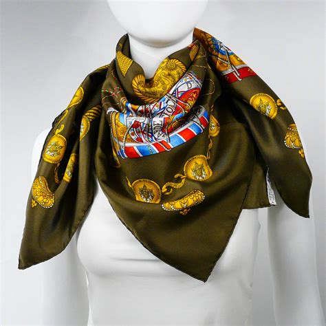 hermes vintage scarf carre|authentic Hermes scarf.